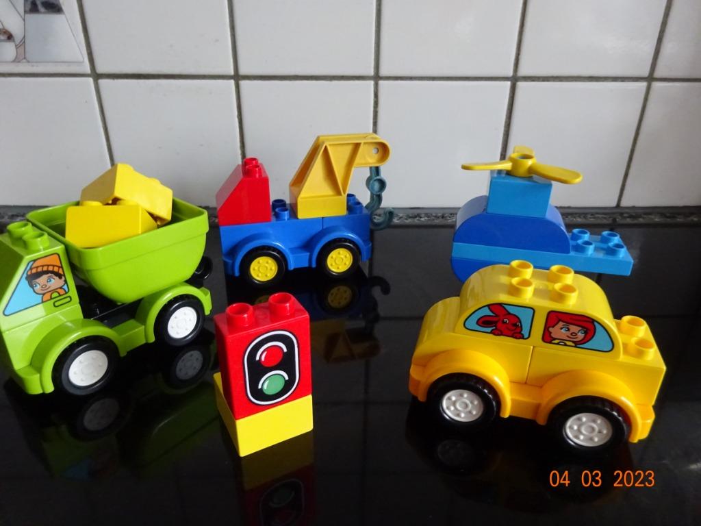 duplo, leuk speelset met takelwagen, kiepwagen..., Ophalen of Verzenden, Duplo