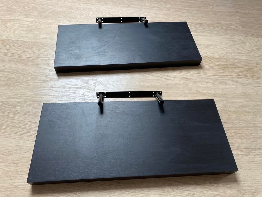 2 zwevende legplanken IKEA 60x25, Ophalen, Gebruikt