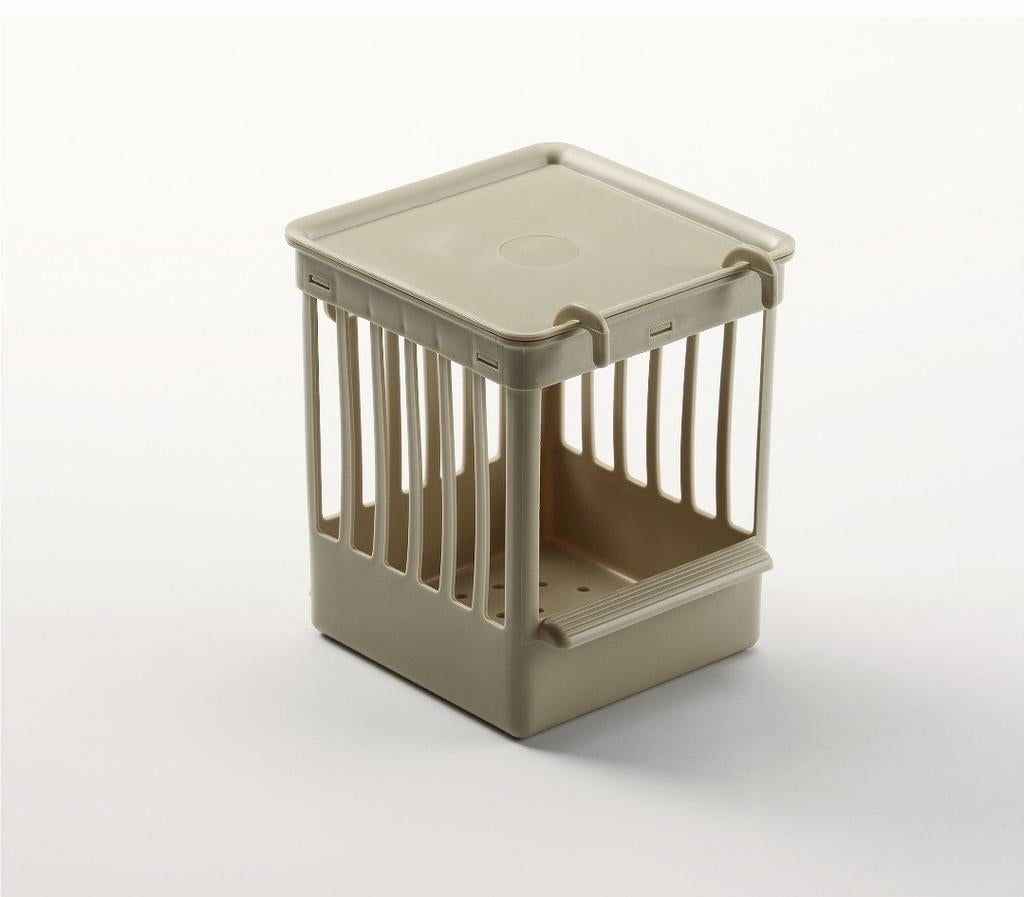 Traliekastje kunststof beige - Winkel en Webshop, Ophalen