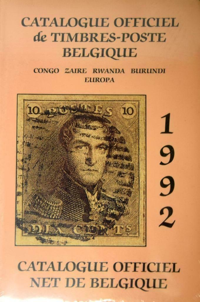 Catalogue Officiel 1992 Timbre Belge 37e Edition, Postzegels en Munten, Postzegels | Toebehoren, Catalogus, Ophalen of Verzenden