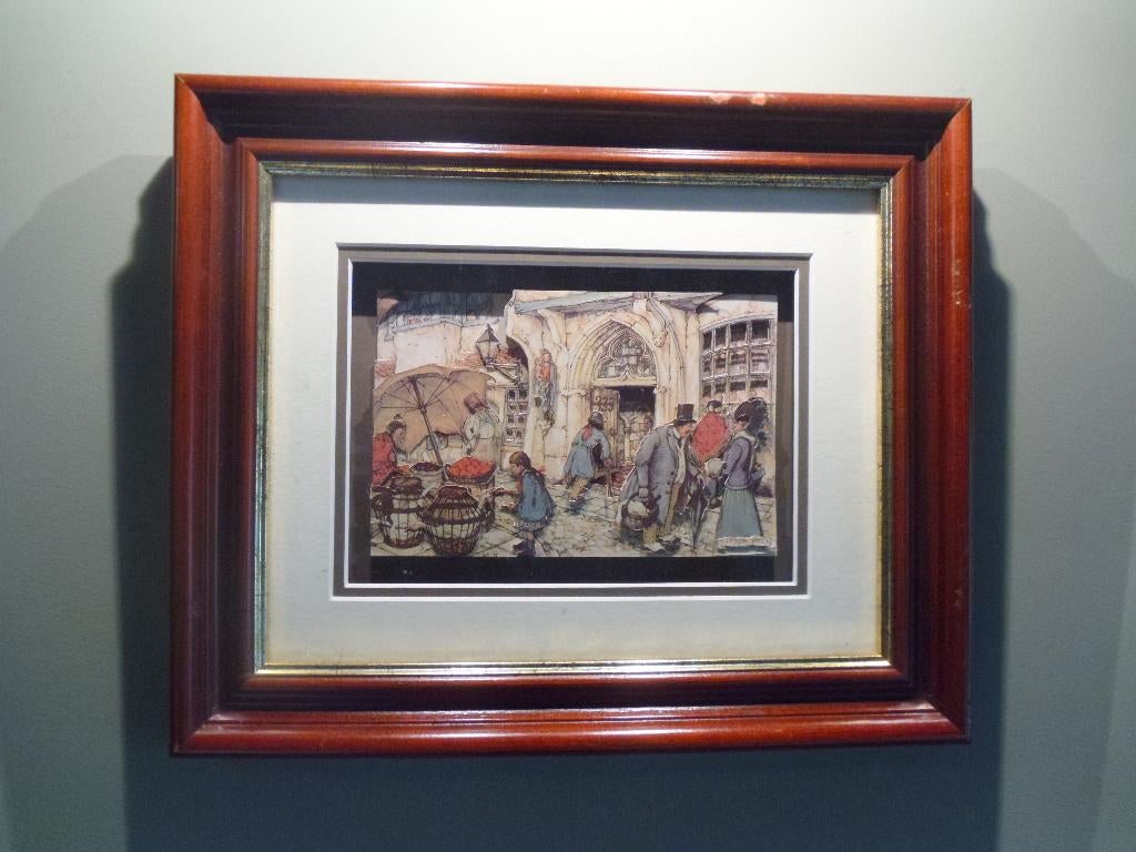Anton Pieck 3D kunstwerk / 29 x 24, Ophalen of Verzenden