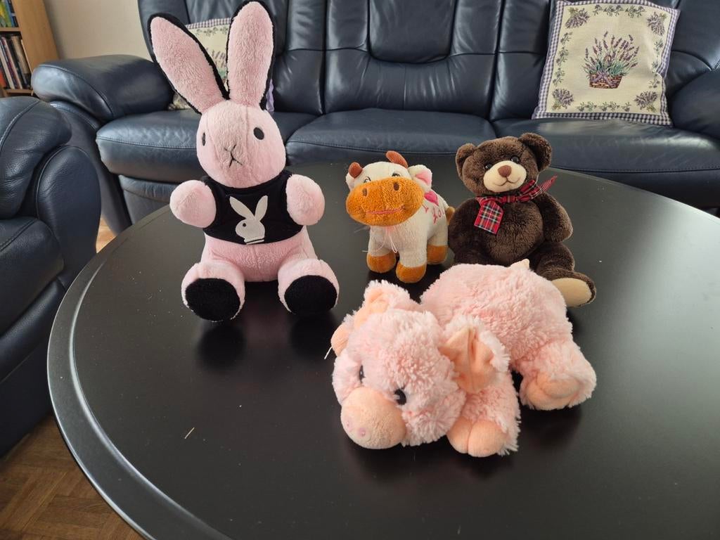 4 knuffels, Ophalen