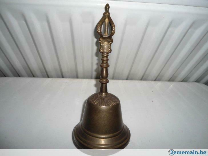 Ancienne Cloche en Bronze Cuivre en Excellent état. Envoi pa, Verzenden, Gebruikt