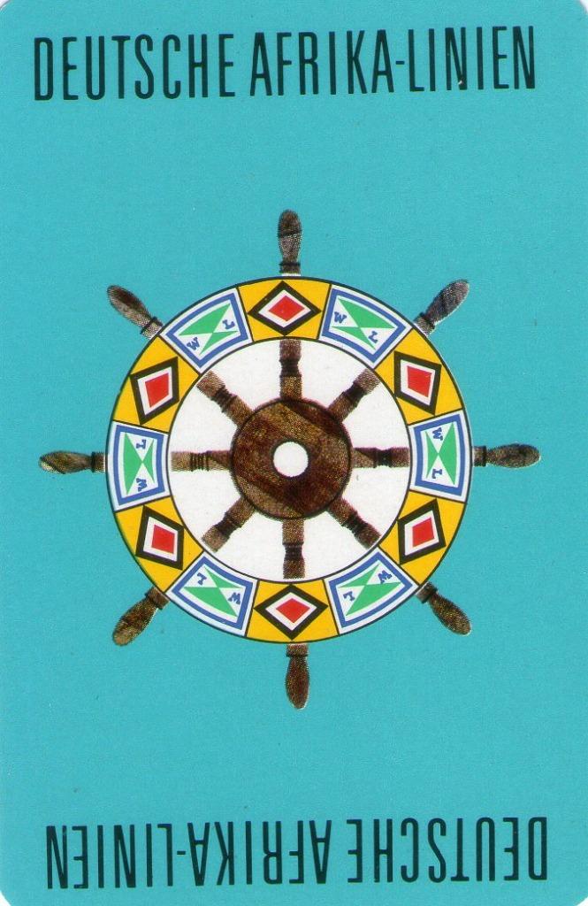 speelkaarten Deutsche Afrika Linien, Hobby en Vrije tijd, Ophalen of Verzenden, Nieuw, Meerdere kaarten