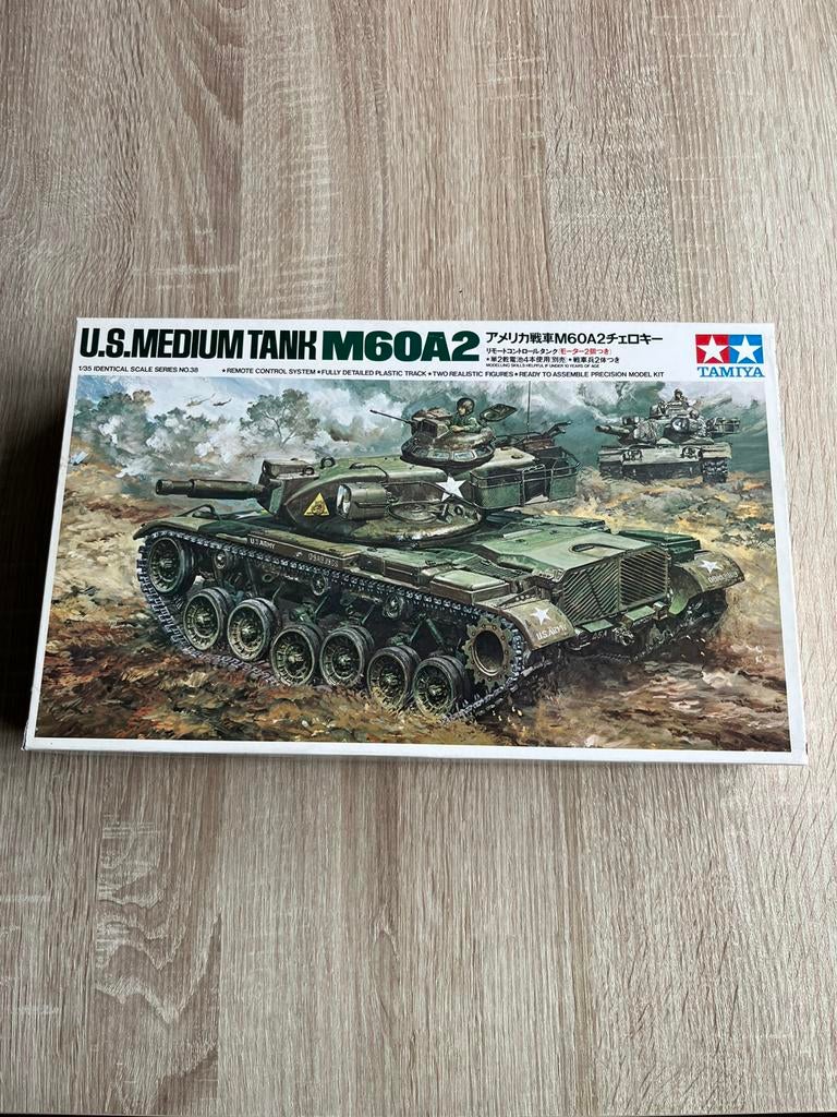 Tamiya m60a2 radio gestuurd, Neuf, Tank, Enlèvement ou Envoi, 1:32 à 1:50