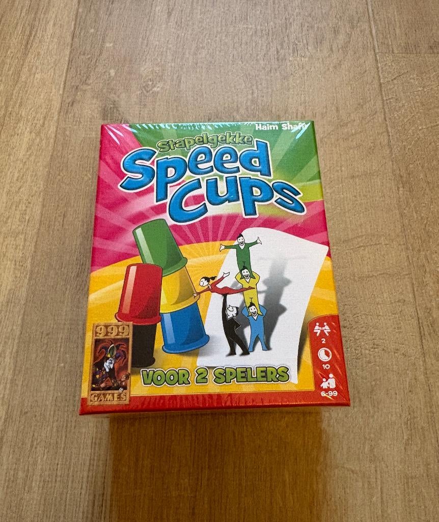 Gezelschapsspel: Speed cups, 1 ou 2 joueurs, Enlèvement ou Envoi, Neuf, 999 Games