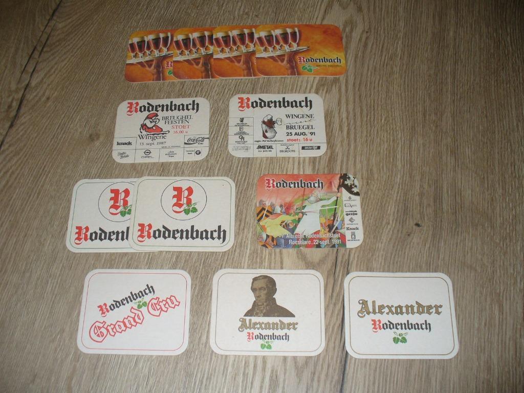 Bierkaartjes Rodenbach, Enlèvement ou Envoi, Utilisé, Sous-bock, Autres marques