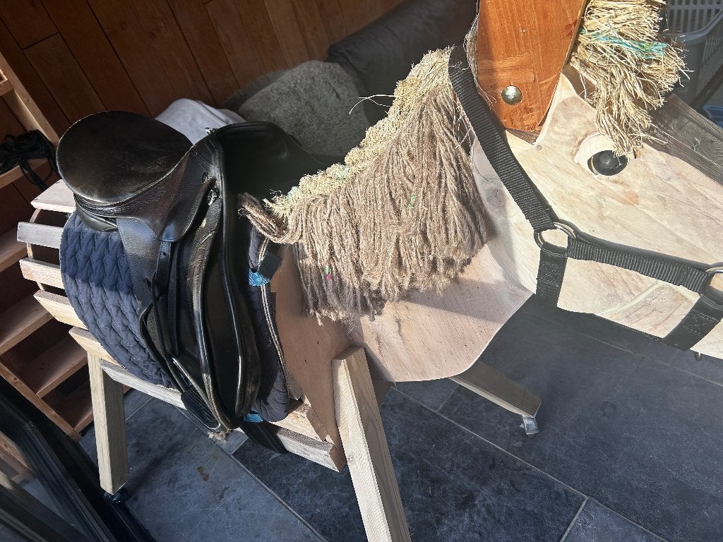 houten speelgoedpaard wieltjes, Ophalen, Nieuw