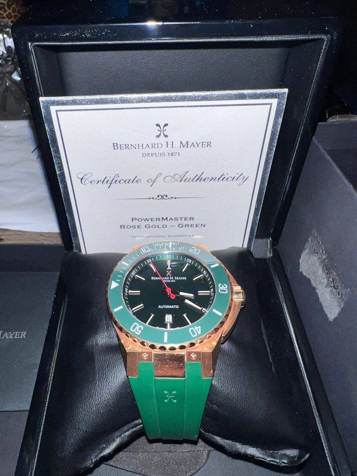 Bernard H.Mayer montre 1256/4999, Enlèvement ou Envoi, Comme neuf, Breitling