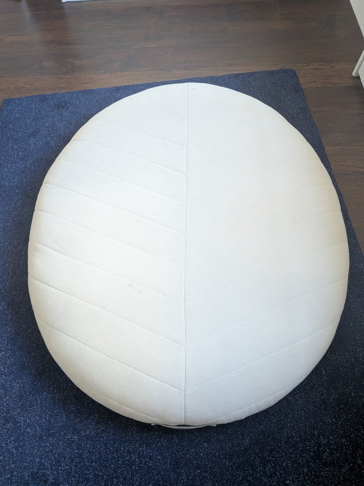 Groot vloerkussen Ikea Dihult, Huis en Inrichting, Gebruikt, Beige, IKEA, Overige typen