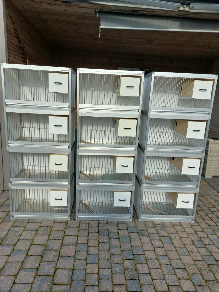 Aluminium kooien, Dieren en Toebehoren, Ophalen, Gebruikt, Aluminium, Broedkooi of Kweekkooi