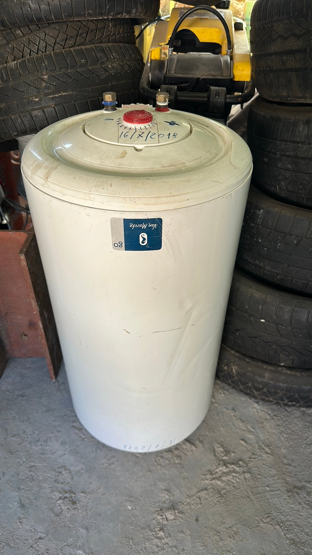 Boilers, Bricolage & Construction, Chauffe-eau & Boilers, 20 à 100 litres, Enlèvement, Utilisé, Boiler