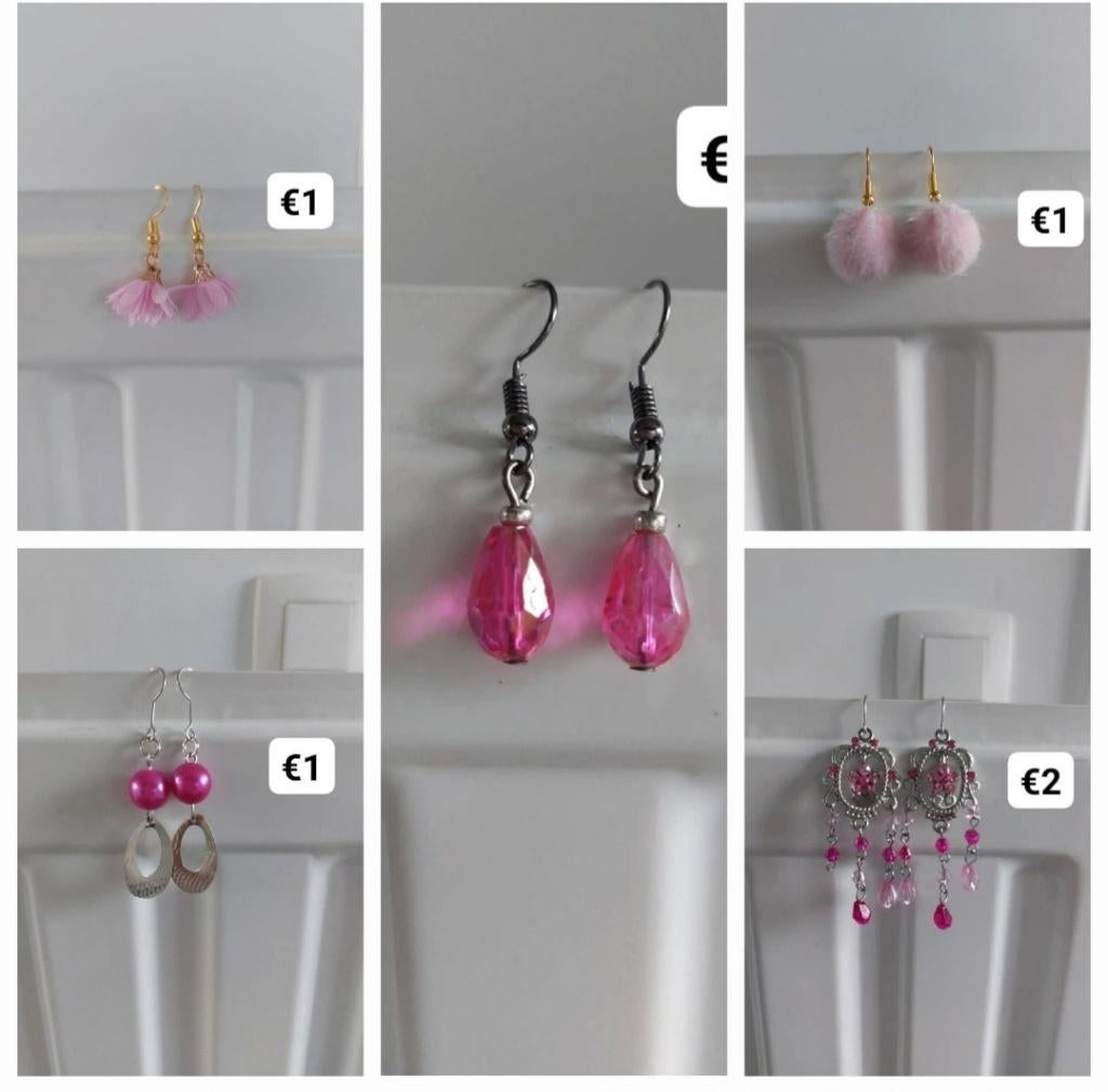 Partijtje oorbellen, Overige materialen, Hangers, Nieuw, Ophalen of Verzenden