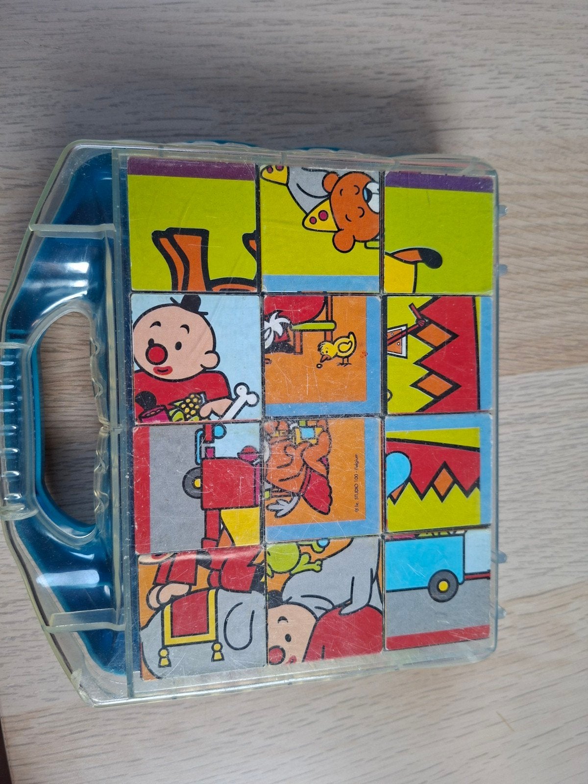blokpuzzel bumba, Ophalen