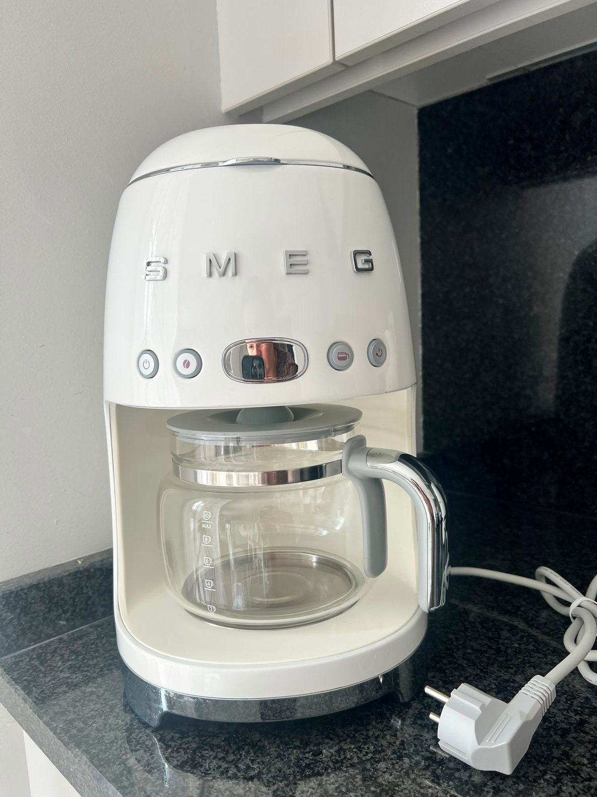 Machine à café blanche Smeg neuve, Enlèvement, Neuf, Cafetière