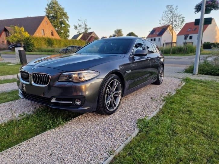 BMW 520D DIESEL 2.0 CC EURO 6 // 190 pk 140 kw origineel, Cuir, Argent ou Gris, Euro 6, Noir