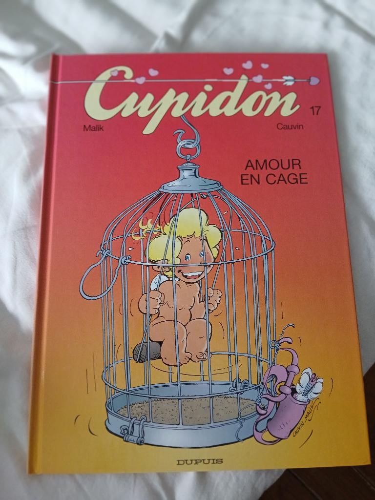 Cupidon dédicacé, Livres, Malik & Cauvin, Une BD, Comme neuf, Enlèvement