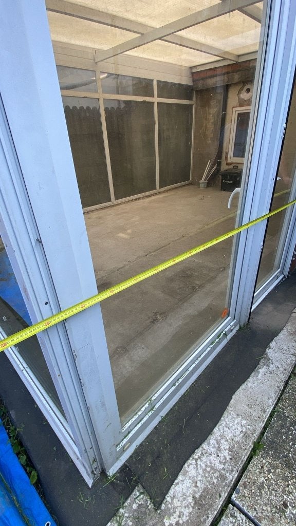 Aluminium veranda, Enlèvement, Utilisé, Double vitrage