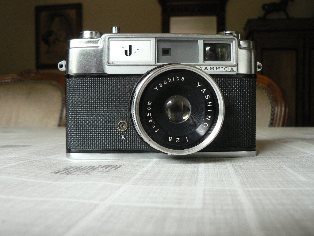 YASHICA  J camera, Ophalen of Verzenden, Gebruikt, Compact, Overige Merken