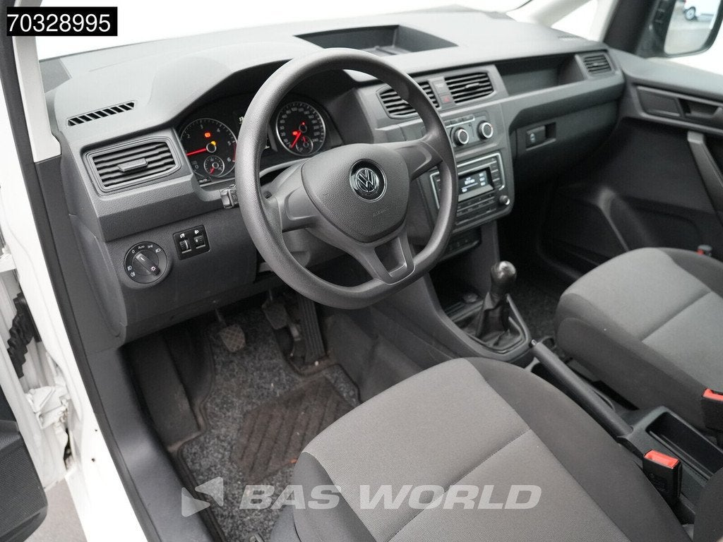 Volkswagen Caddy 102PK L2H1 Trekhaak LED Airco Cruise Werkpl, 75 kW, Stof, Gebruikt, Euro 6