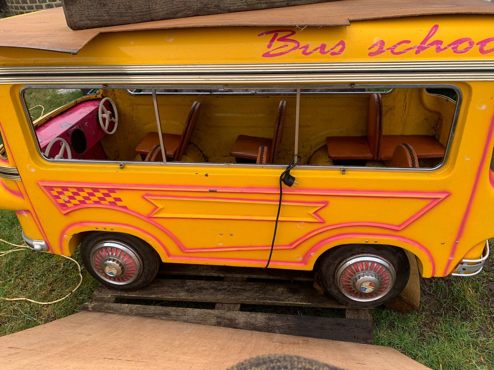 Kermisbus vintage winkel eyecatcher, Ophalen, Gebruikt