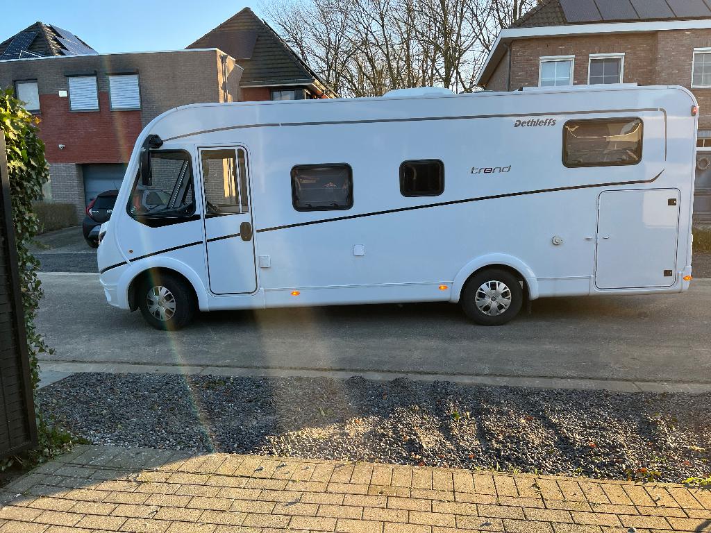 Camper dethleffs trend integraal, Caravans en Kamperen, Integraal, Chemisch toilet, Standaard zit, Fiat