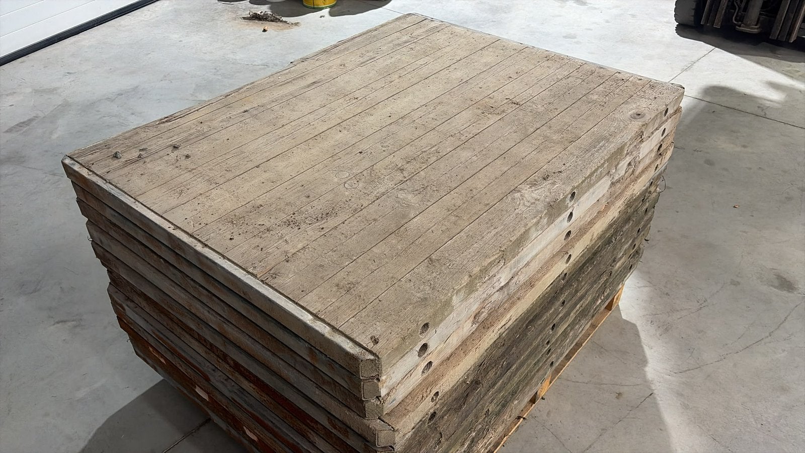 Panneaux de coffrage en bois robustes, Bricolage & Construction, Enlèvement, Utilisé