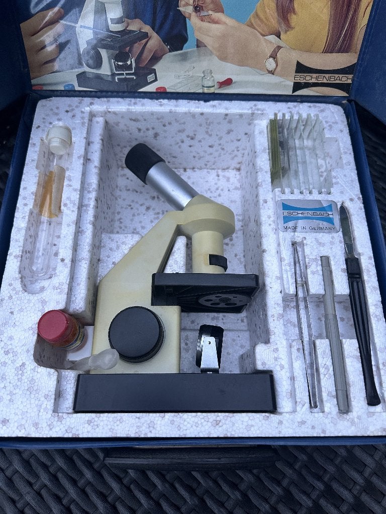 ESCHENBACH Optik vintage microscoop, Ophalen, Gebruikt