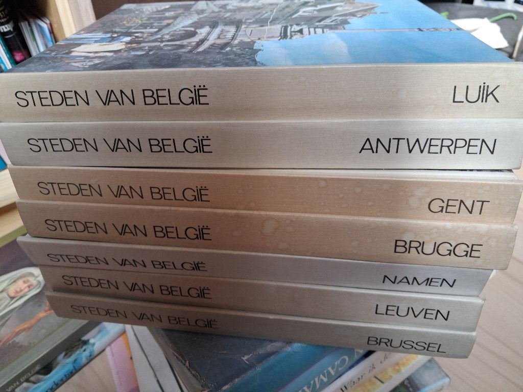 Steden van België boekenreeks, Livres, Enlèvement, Comme neuf, Autres sujets/thèmes