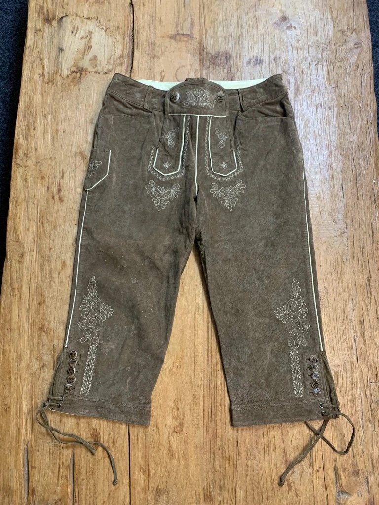 Originele Lederhosen maat 36, Landhaus, Enlèvement ou Envoi, Comme neuf, Brun