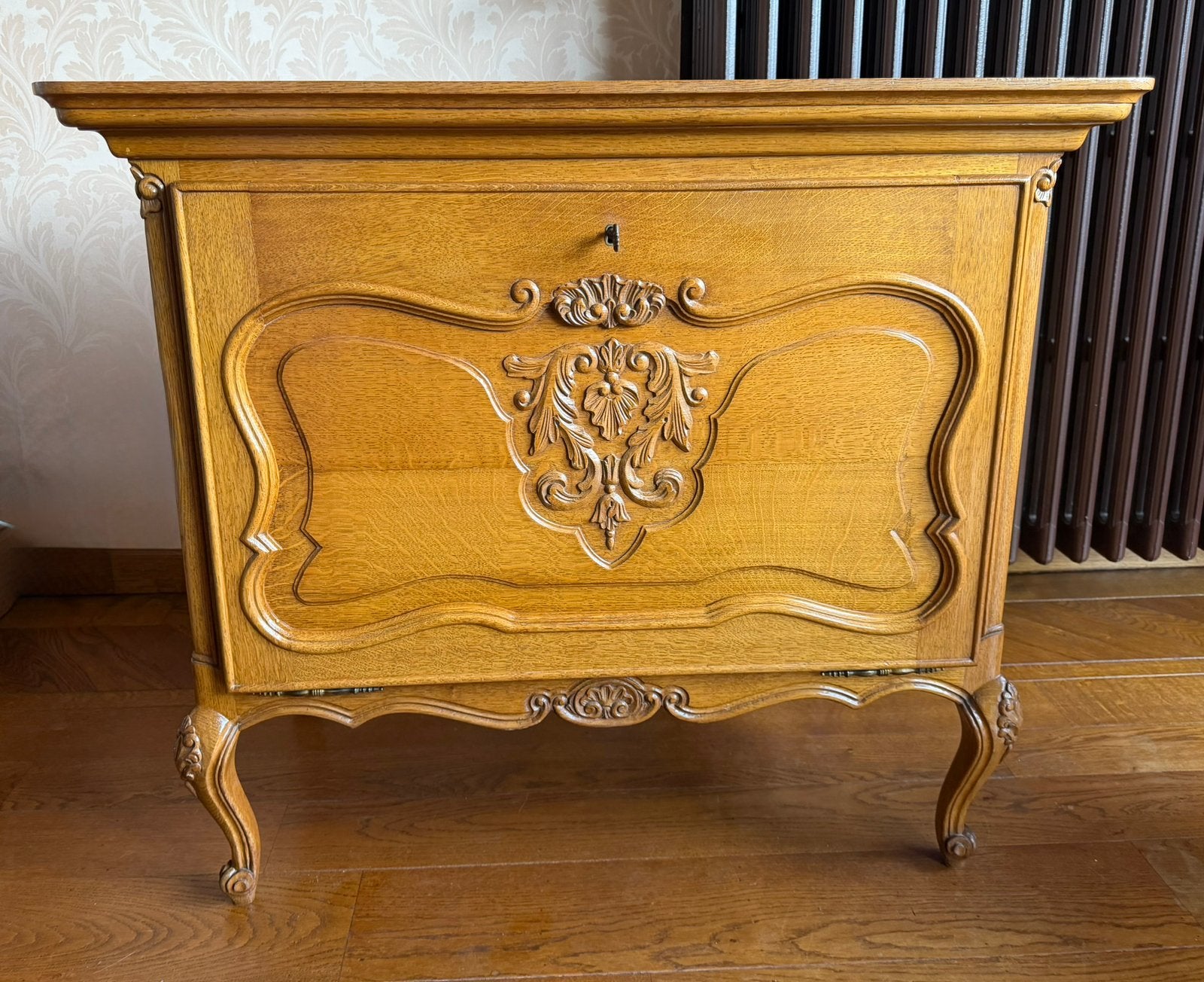 Massief eiken houten kast, Enlèvement, Comme neuf, Chêne