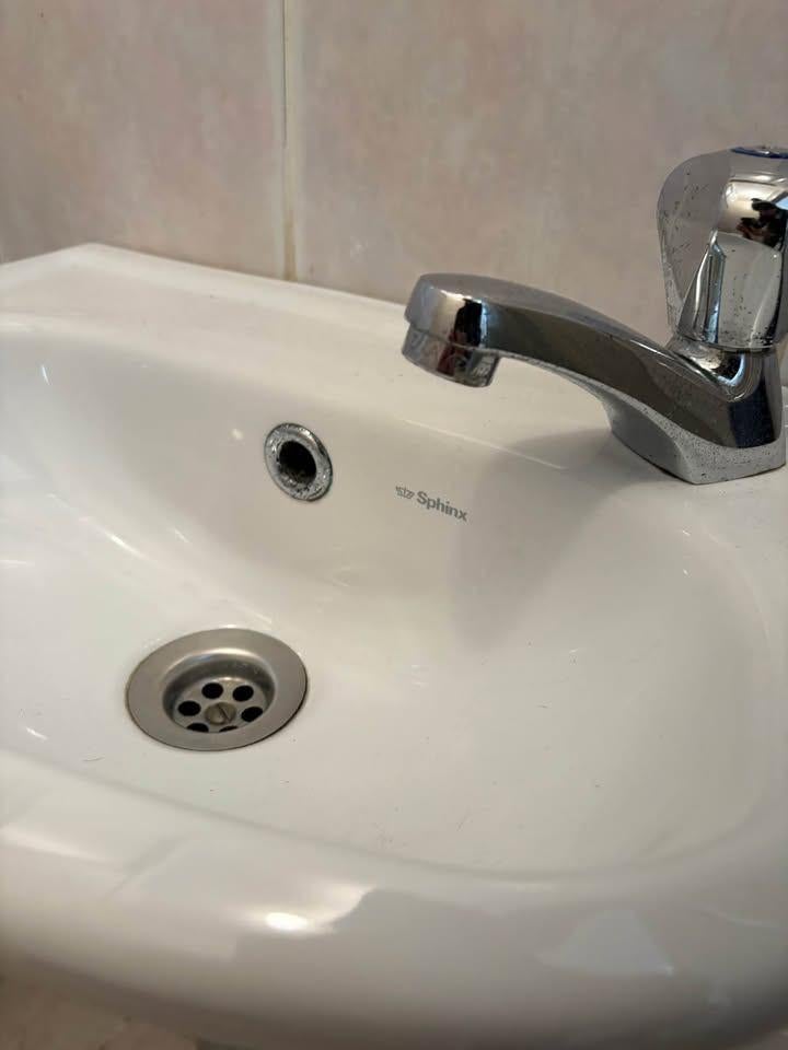 Sphinx handenwasser met eengreepskraan, Bricolage & Construction, Sanitaire, Enlèvement, Utilisé, Lavabo