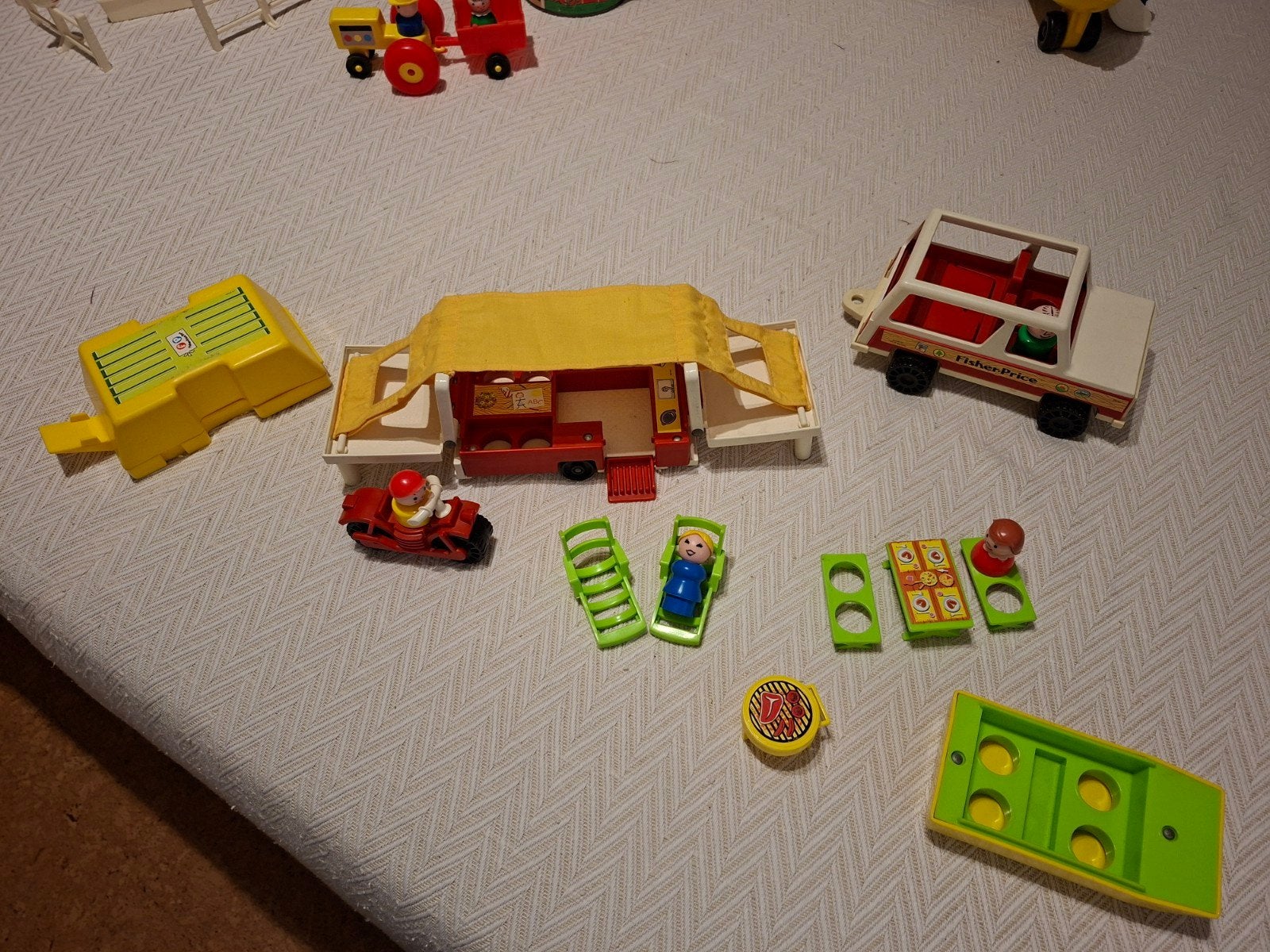 kamperen fisher price, Ophalen of Verzenden