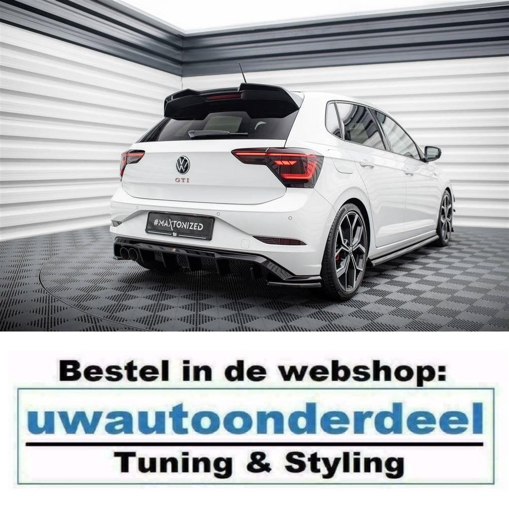 Maxton Spoiler Splitter Lip Sideskirt Geschikt Voor Vw Polo, Verzenden