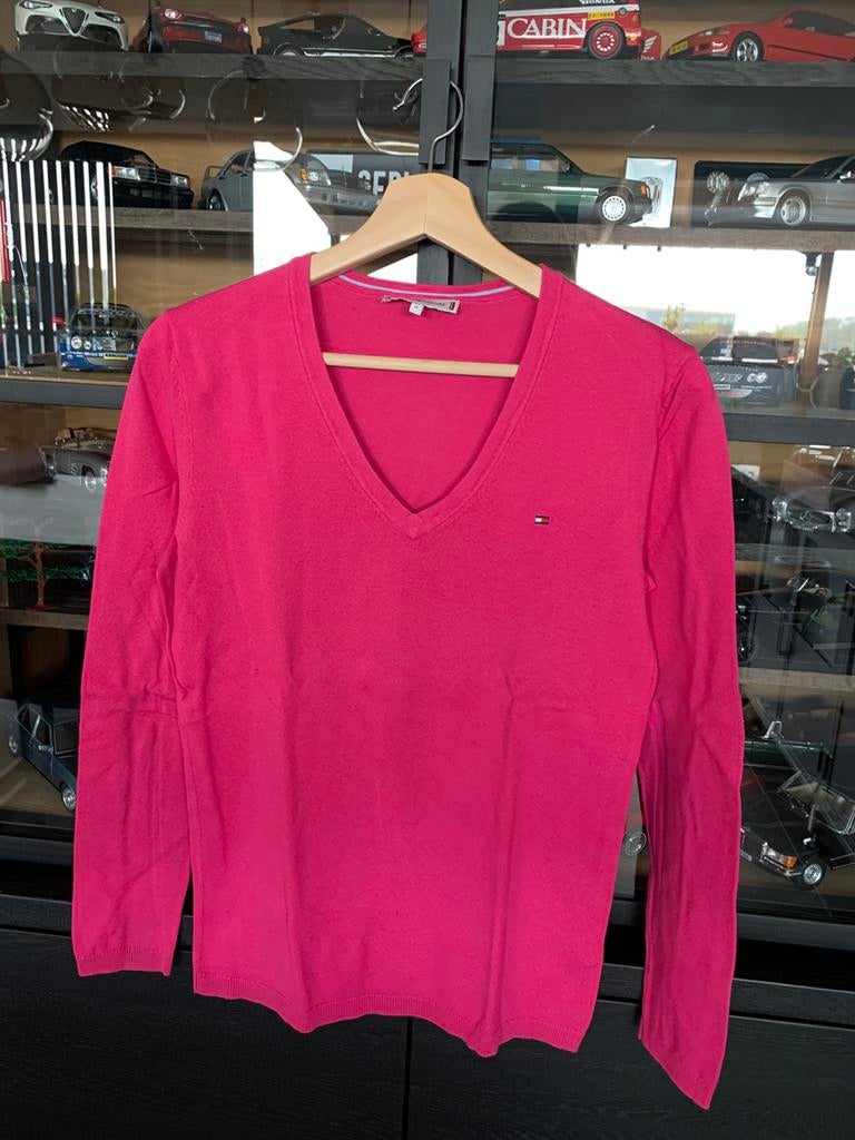 Pull Tommy Hilfiger, Enlèvement ou Envoi, Porté, Taille 38/40 (M), Rose