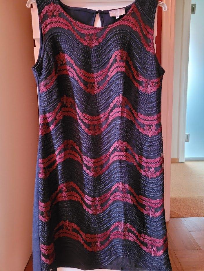 blauw kleed large Cassis, Maat 42/44 (L), Ophalen of Verzenden, Zo goed als nieuw, Knielengte