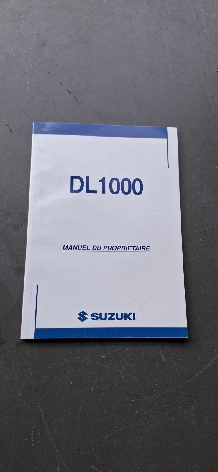 franse suzuki dl1000 handleiding instructieboekje dl 1000, Ophalen of Verzenden
