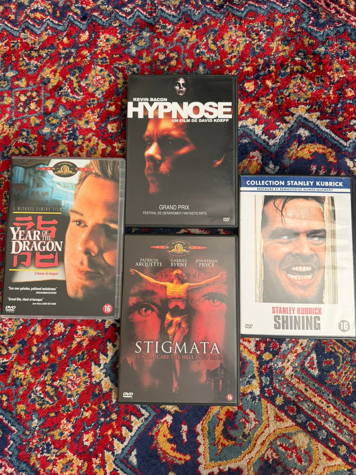 3.  Lot 4 DVD Thrillers Cultes (Kubrick, Cimino) – État Top, Enlèvement ou Envoi, Comme neuf, Surnaturel