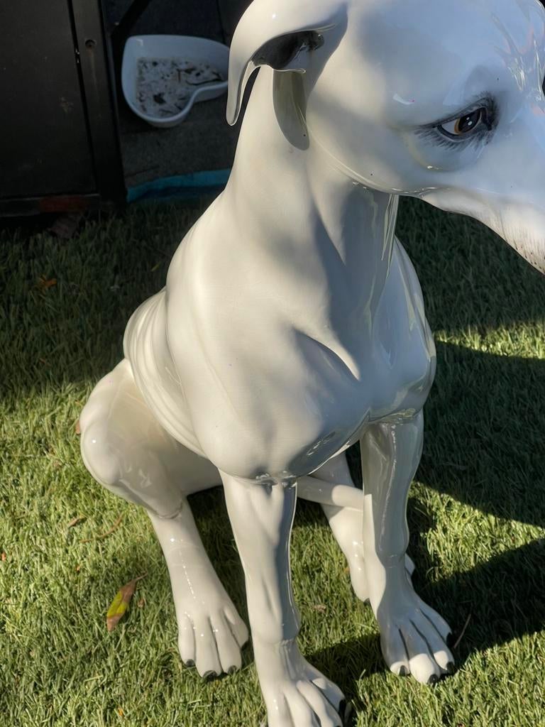Chien en porcelaine, Enlèvement, Utilisé
