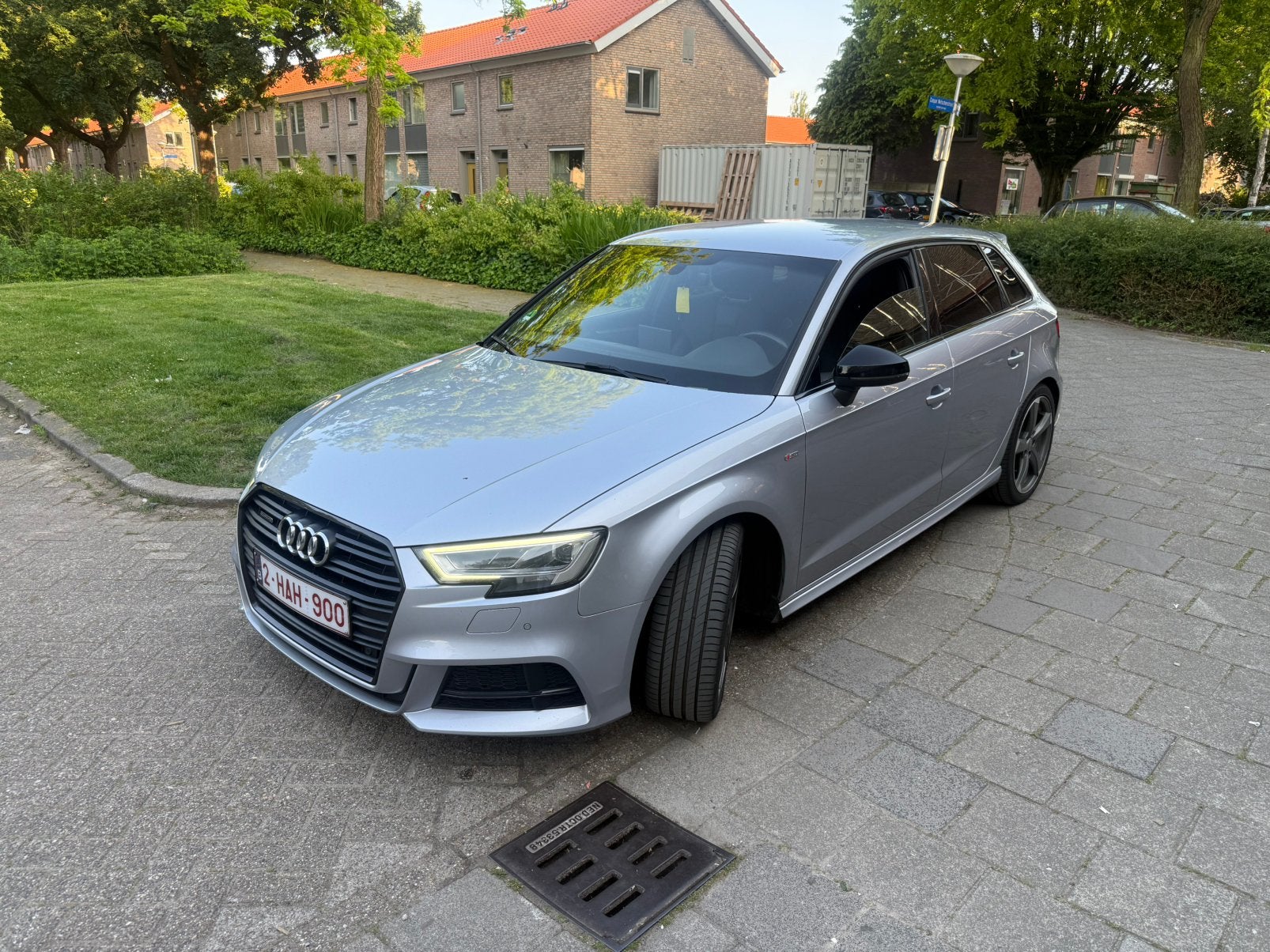 audi a3 2.0tdi Quatro black edition 2019 (lichte schade), Autos : Divers, Voitures accidentées, Automatique, Diesel, Hatchback
