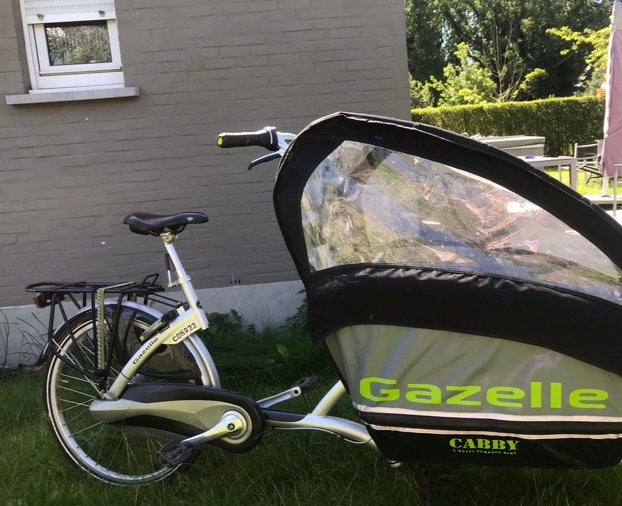 NIET ELEKTRISCH/ bakfiets Gazelle Cabby, Fietsen en Brommers, Ophalen, Zo goed als nieuw, Gazelle, Elektrisch