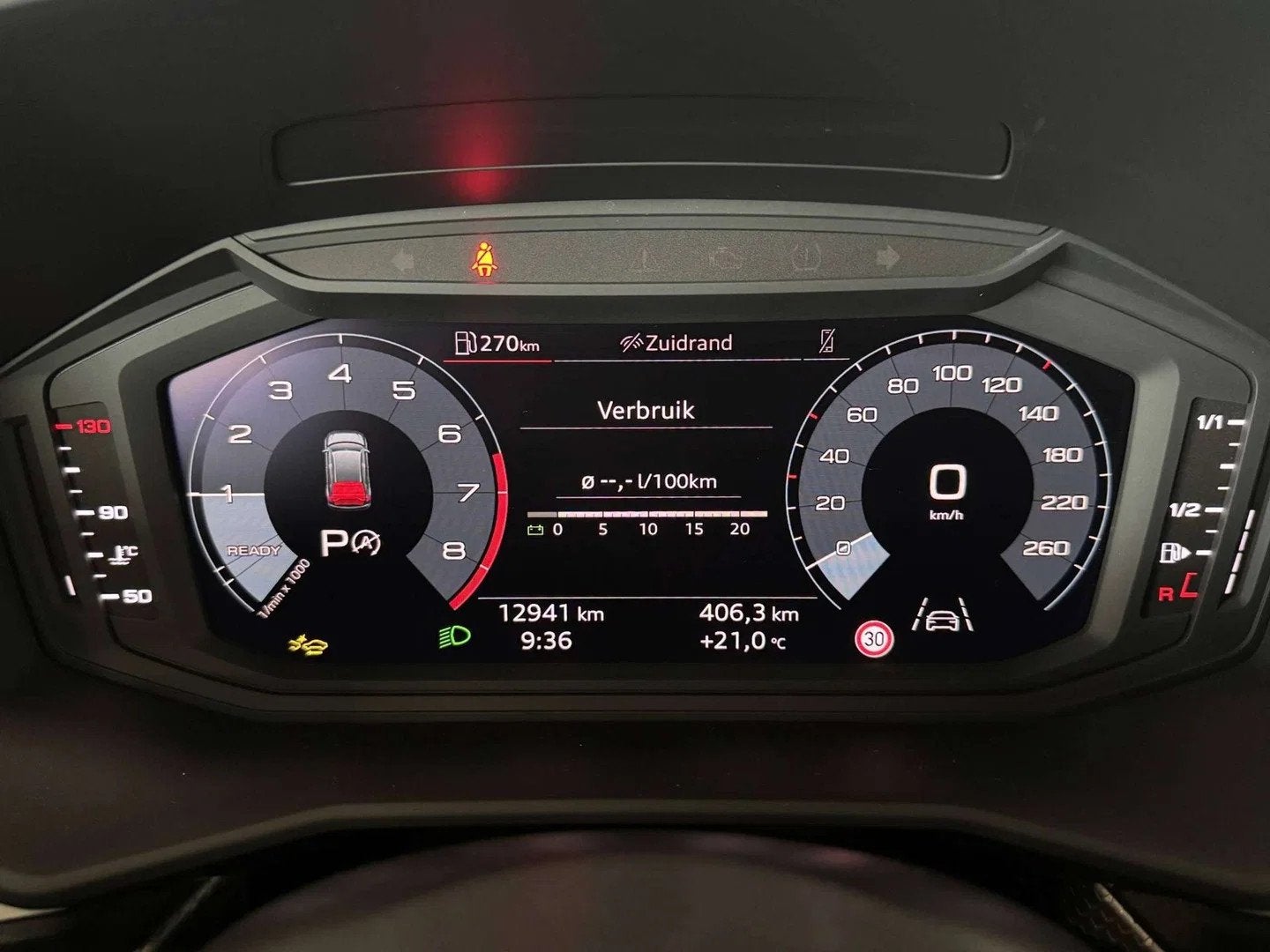 Audi A1 Sportback A1 30 TFSI S tronic - Stoelverwarming, Auto's, Audi, Automaat, Stof, Zwart, 5 deurs