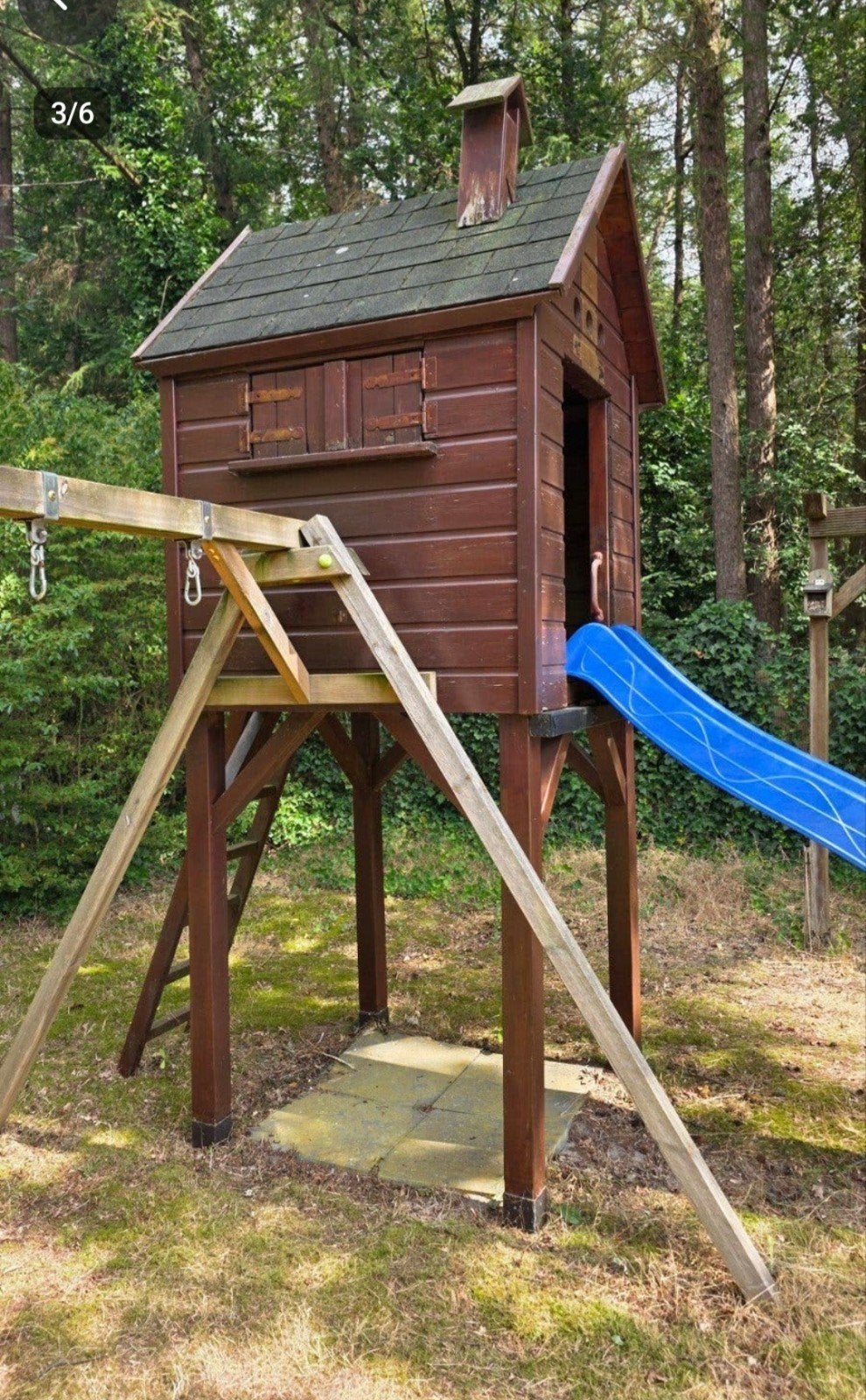 speelhuisje, Ophalen, Glijbaan