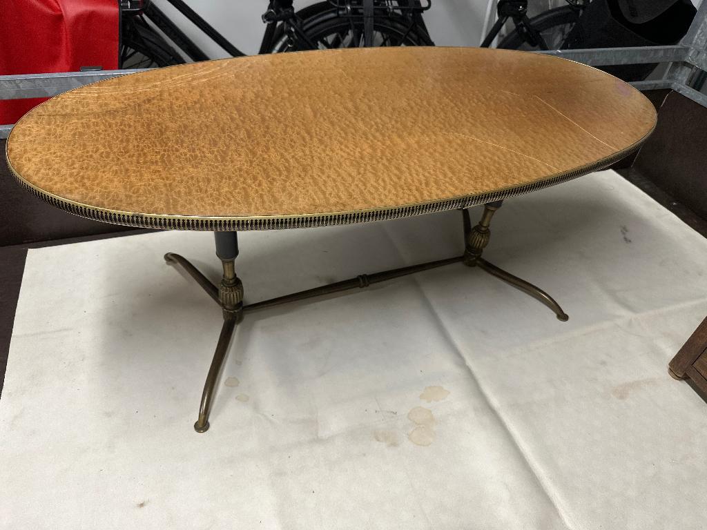 Salon tafel, Huis en Inrichting, Tafels | Salontafels, Ophalen, Gebruikt, 100 tot 150 cm, 50 tot 100 cm