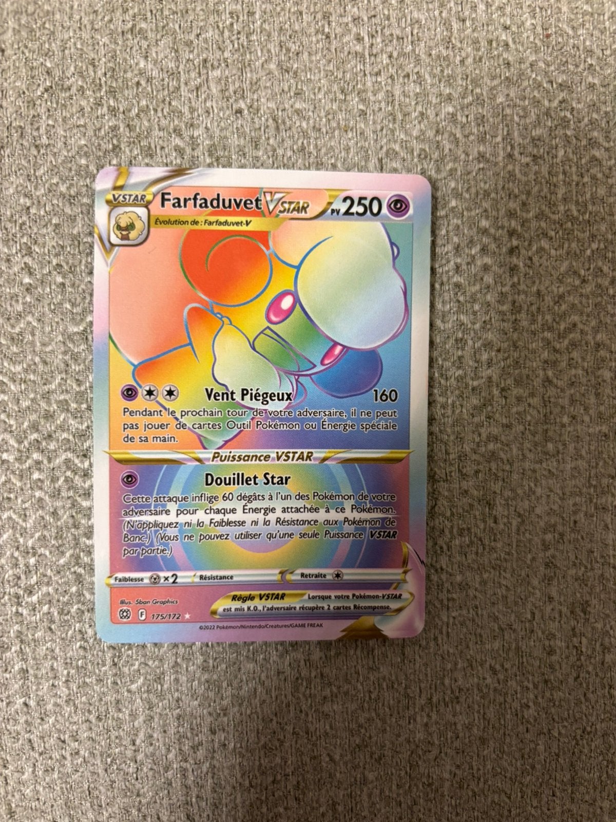Rare secret - Pokémon - Farfaduvet n 175/172, Enlèvement ou Envoi, Comme neuf