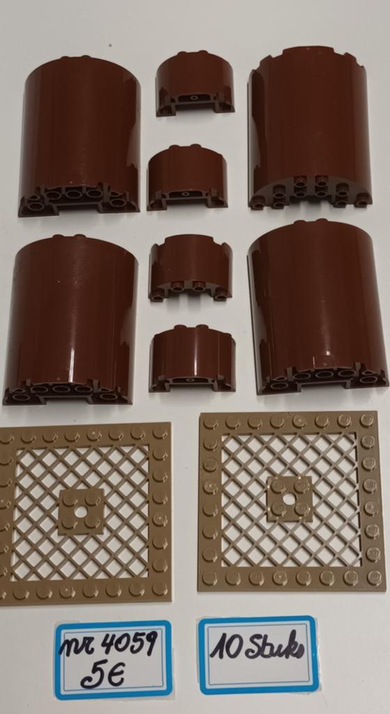 Lego 10 stuks grote bogen nr  4059  bruin, Ophalen of Verzenden, Lego