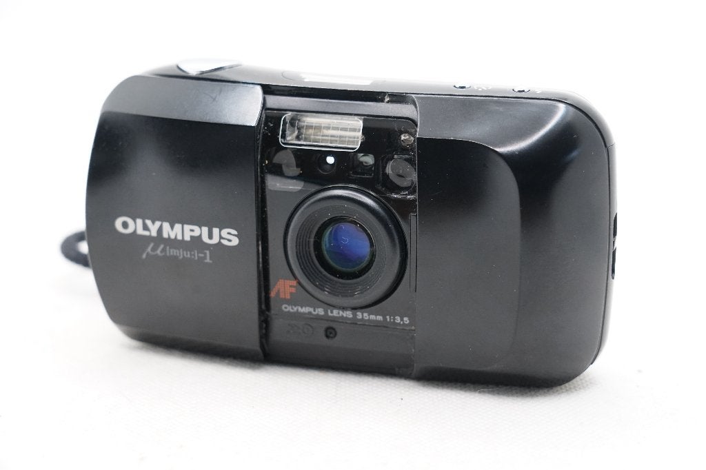 Olympus mju-1 point & shoot, analoge camera, Audio, Tv en Foto, Fotocamera's Analoog, Ophalen of Verzenden, Gebruikt, Compact