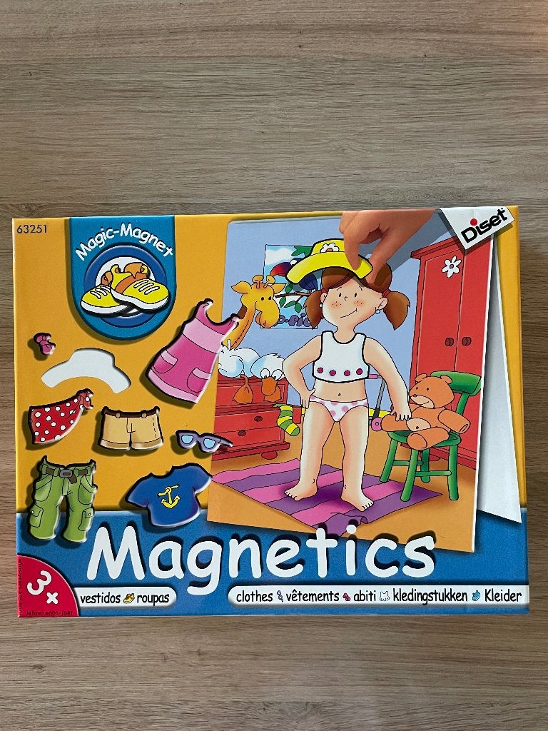 Pakket magneetspellen Piet piraat en Diset magnetics, Kinderen en Baby's, Speelgoed | Educatief en Creatief, Ophalen, Zo goed als nieuw
