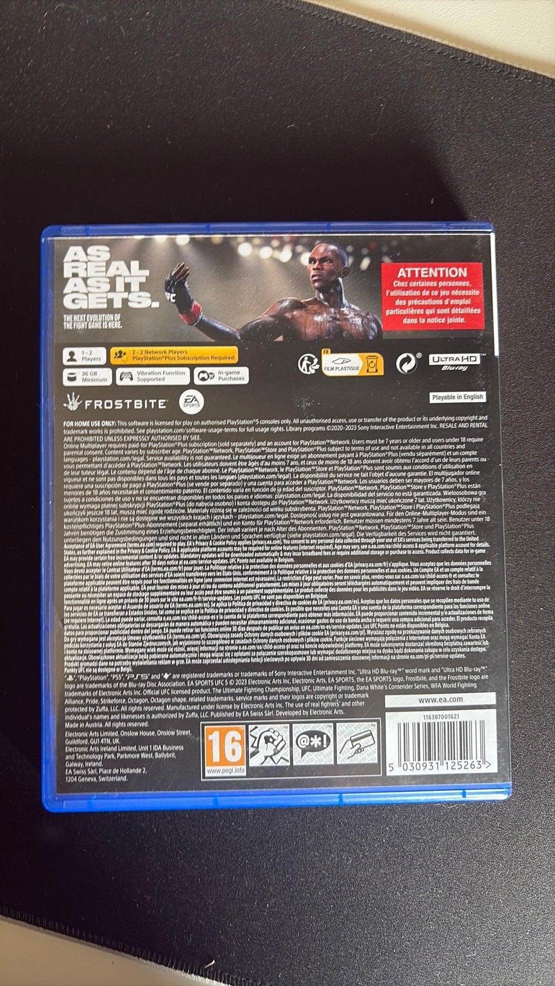 Ufc 5 nooit gebruikt, Ophalen, Nieuw