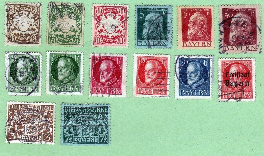 Postz van Beieren- Oostenrijk- Duitse Rijk- Saargebit-D.D.R., Postzegels en Munten, Ophalen of Verzenden